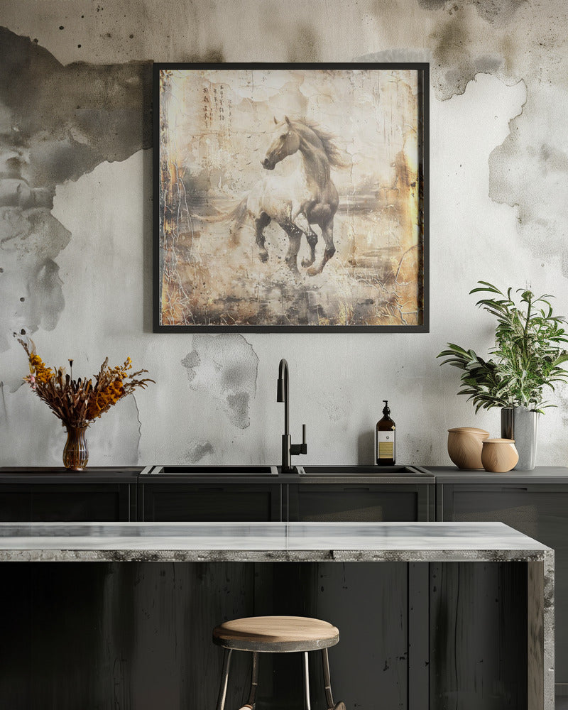 Illustration cheval vintage 16