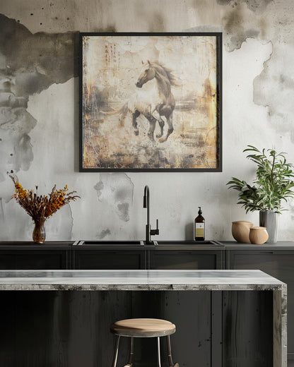 Illustration cheval vintage 16