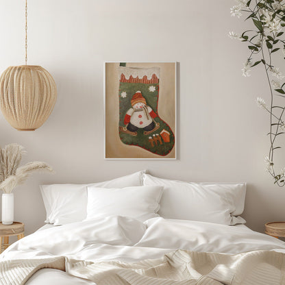 Wall art Christmas Stocking