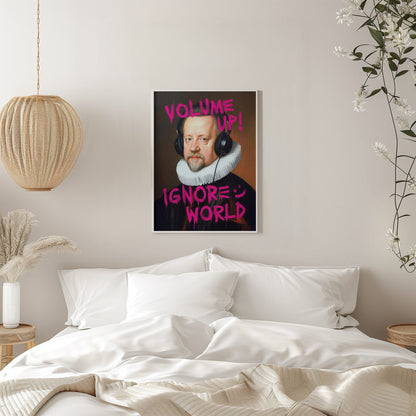 Impression sur toile « Augmenter le volume »