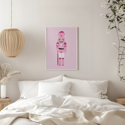 Wall art Pink Nutcracker Canvas Print