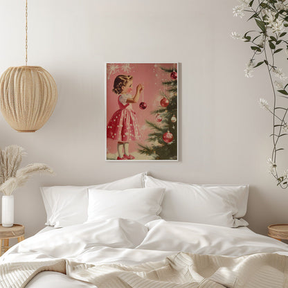 Tableau sur toile « Fille aux Boules »