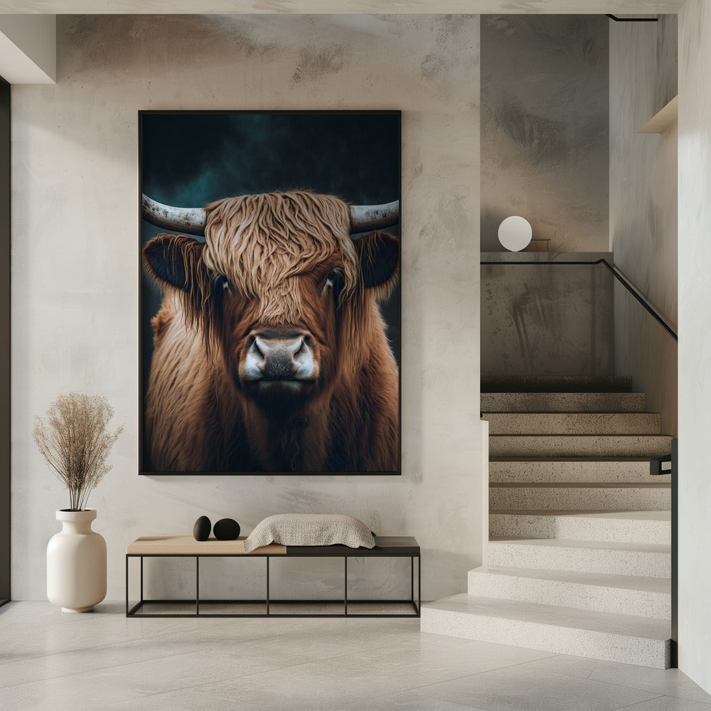 Wall Art Highland Cow