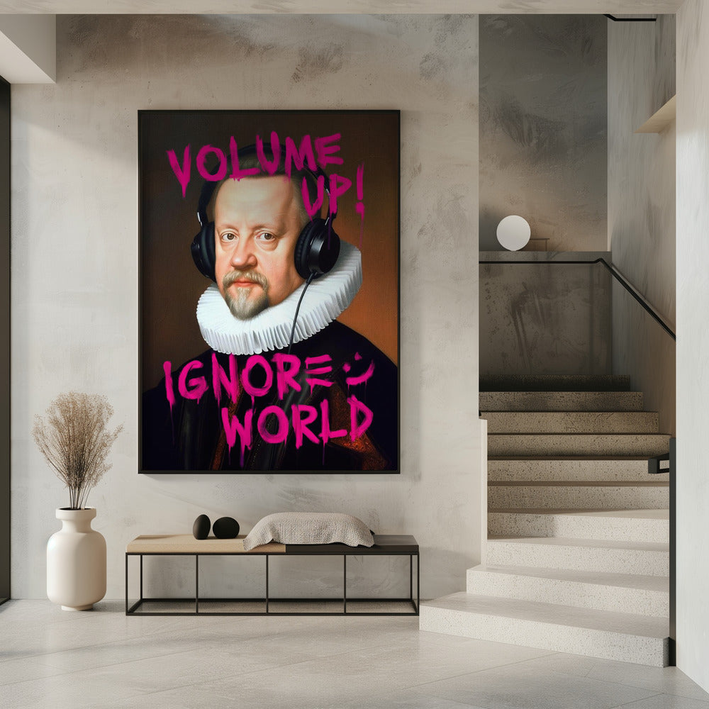 Impression sur toile « Augmenter le volume »