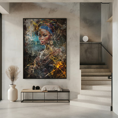 Wall art African Art Illustration Wallart 067