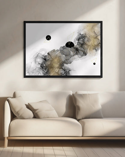 Wall art ALCOHOL INK Galaxy abstract