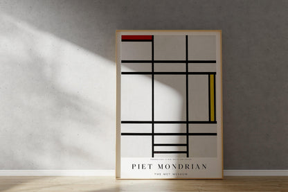Piet Mondrian - Composition 1936 IMPRESSION | Affiche d'art moderne du milieu du siècle (disponible encadrée à la main ou sans cadre)