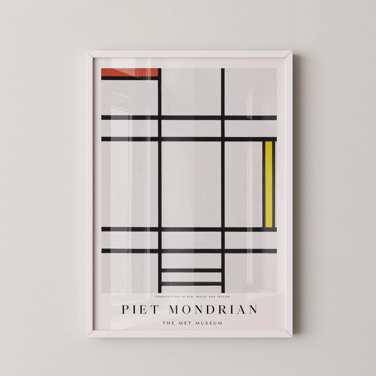 Piet Mondrian - Composition 1936 IMPRESSION | Affiche d'art moderne du milieu du siècle (disponible encadrée à la main ou sans cadre)