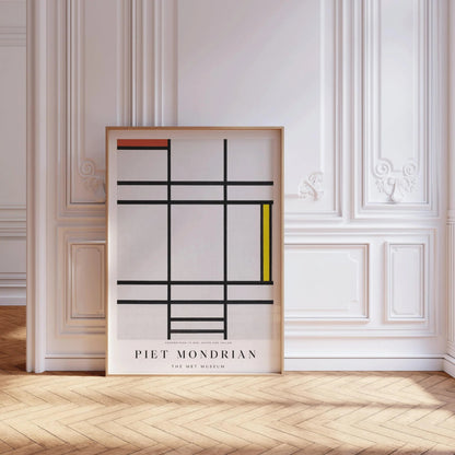 Piet Mondrian - Composition 1936 IMPRESSION | Affiche d'art moderne du milieu du siècle (disponible encadrée à la main ou sans cadre)
