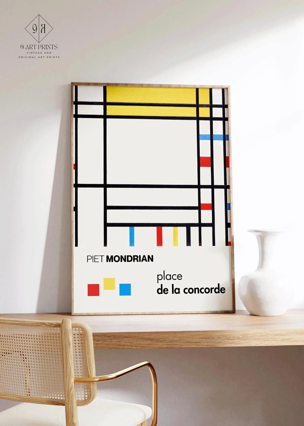 Piet Mondrian 'Place de la Concorde' Giclee Print: Mid-Century Modern Art