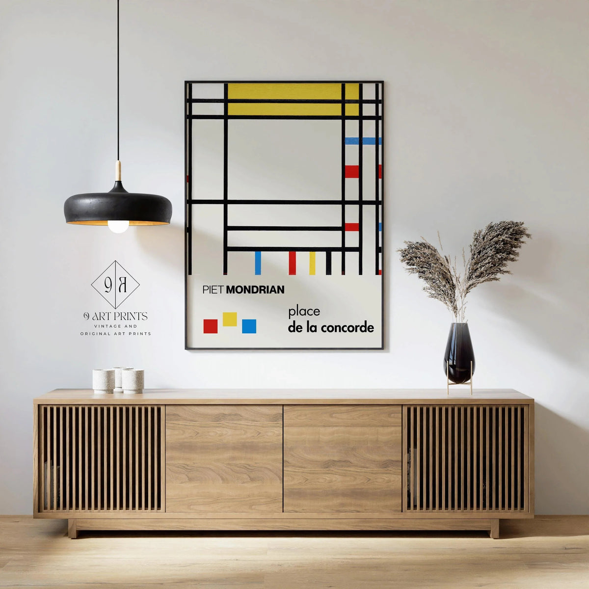 Piet Mondrian 'Place de la Concorde' Giclee Print: Mid-Century Modern Art