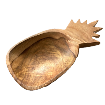 Petit bol en bois en forme d'ananas