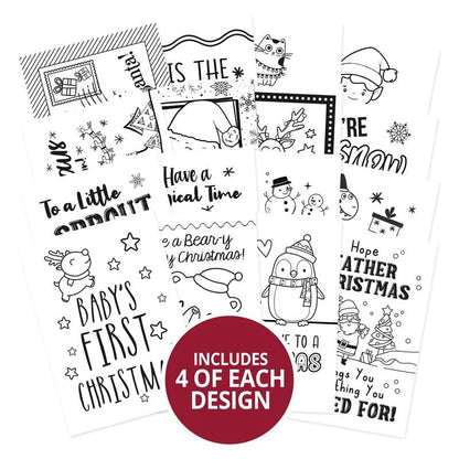 Bloc-notes de poche Say It With Style – Noël mignon