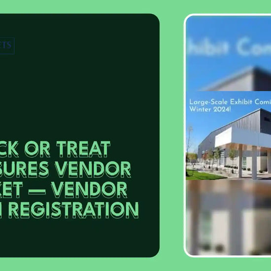 Trick or Treat Treasures Vendor Market &mdash; Vendor Booth Registration by@Outfy