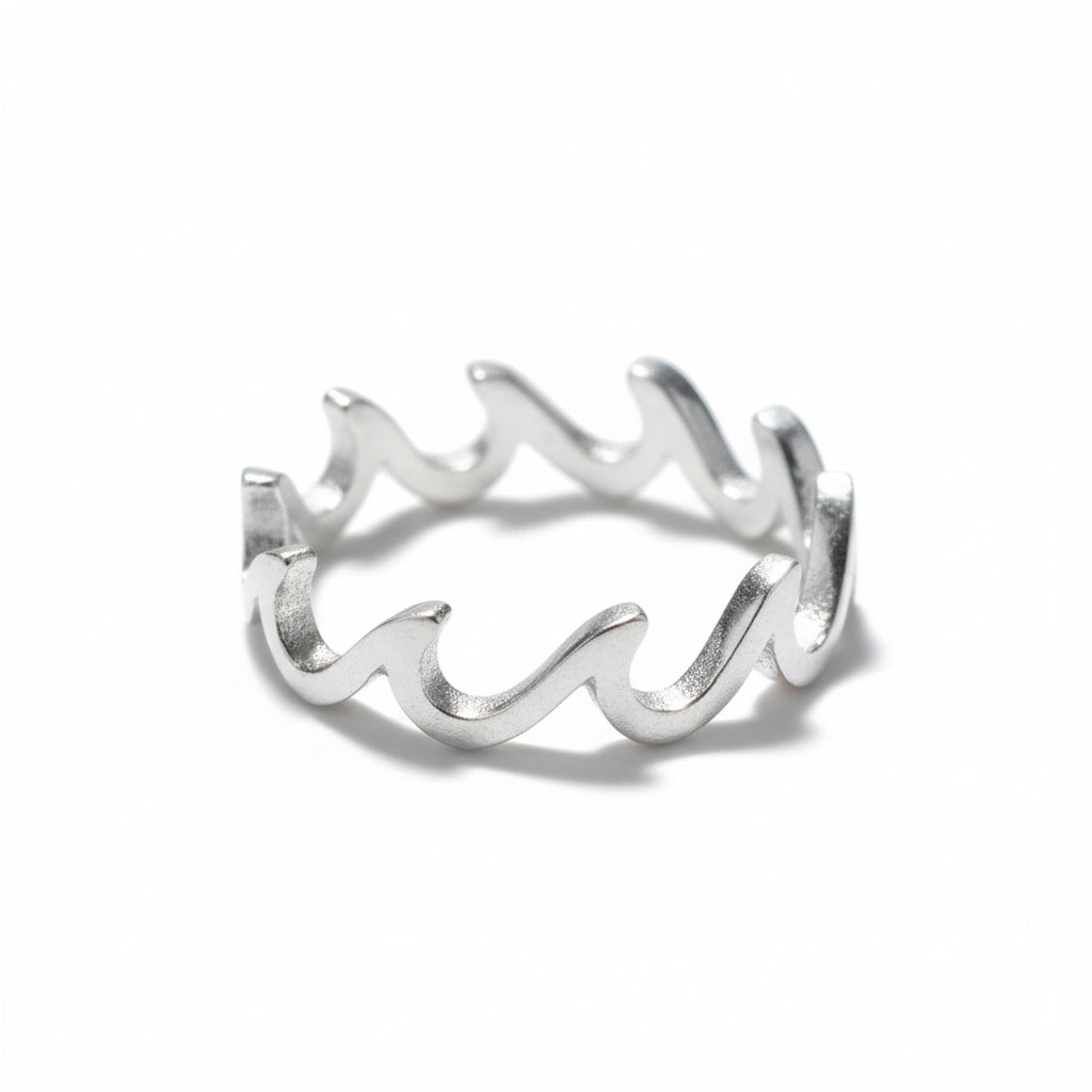 Bague Vague – Plaqué argent