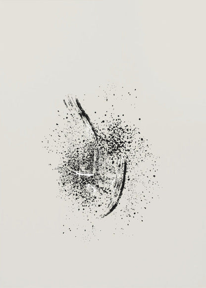 Wall art Brush splatters #2