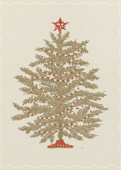 Wall art Christmas tree 02 Canvas Print