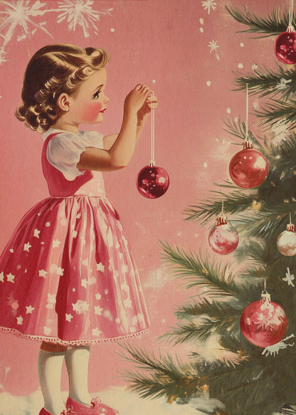 Tableau sur toile « Fille aux Boules »