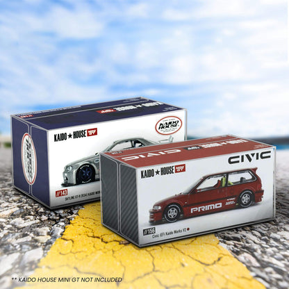 10x EVORETRO PET Box Protectors for Kaido House Mini GT 1:64 Diecast
