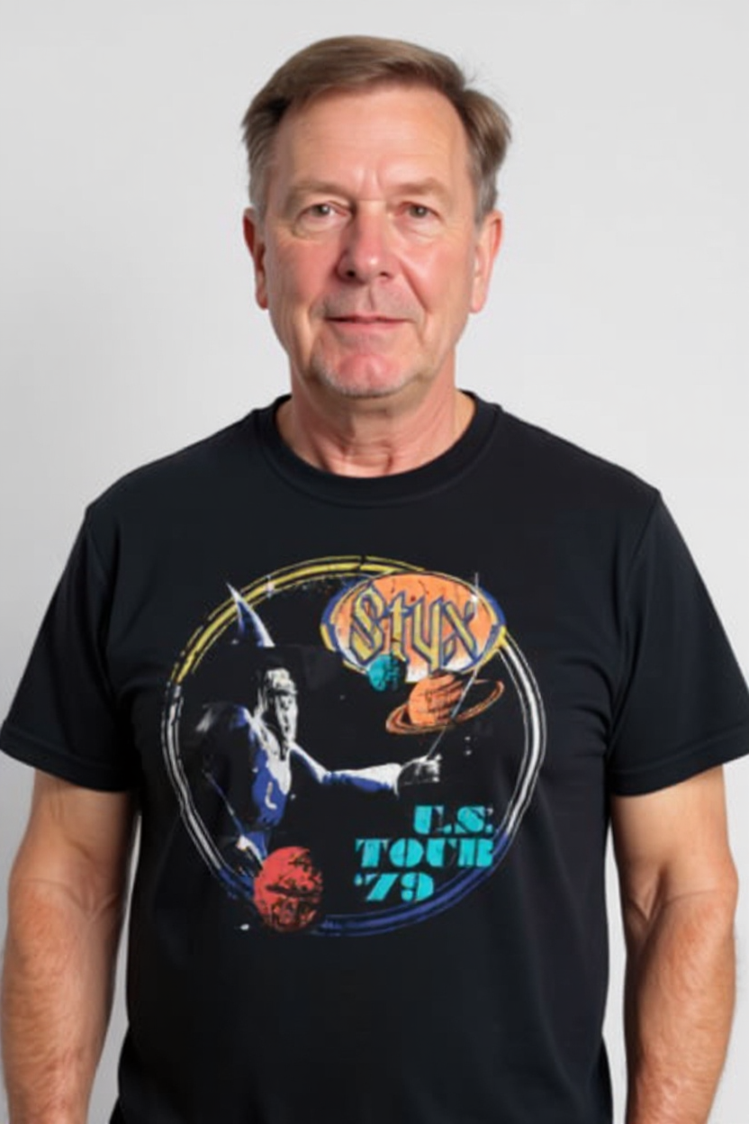 T-shirt Styx Tour USA 79