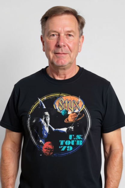 T-shirt Styx Tour USA 79