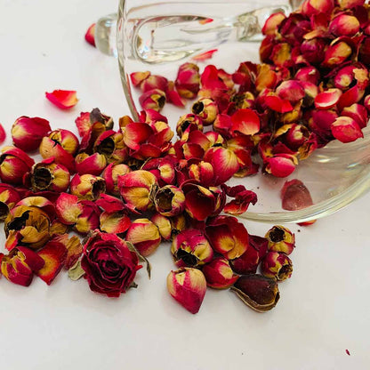 Thé Rose Rouge – Tisane de Boutons de Roses Entiers par Rayhana