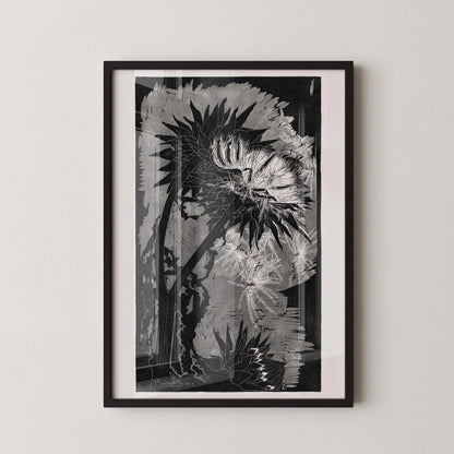 Reijer Stolk ‚Äì Artichokes in Shadow (1915) | A Striking Monochrome Woodcut (available handframed or unframed)