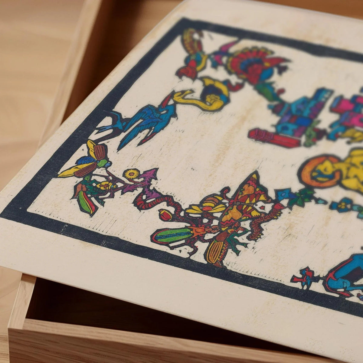 Reijer Stolk Gravure sur bois Saint François : Art symboliste