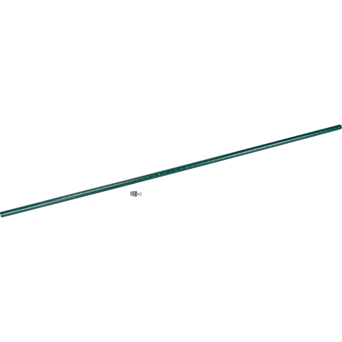 Poteau de rayonnage métallique en époxy vert robuste