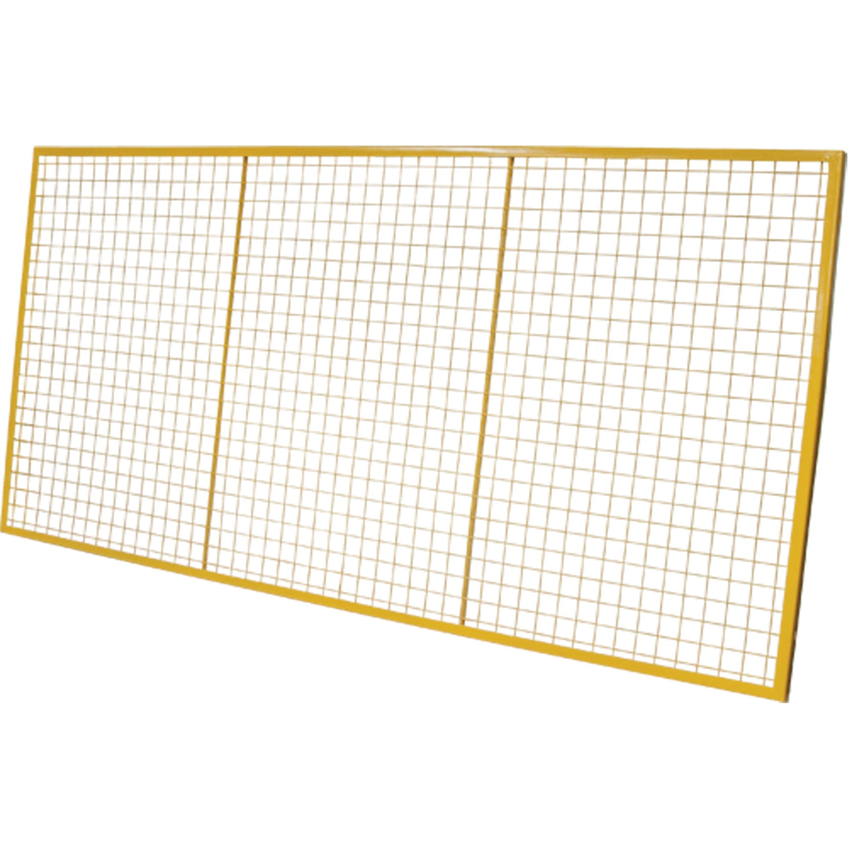 Protections arrière de palette, 366 cm L x 122 cm H, étriers de 30 cm