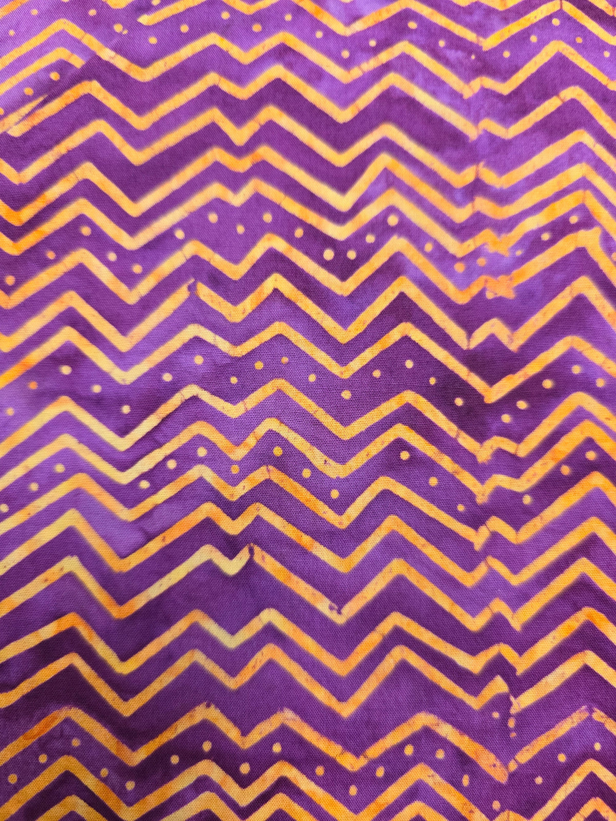 Batiks Boréaux Chevron Orange Violet - JHM19M5-PPC