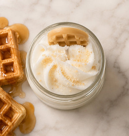 The gourmet mini delight candle - Maple Waffles
