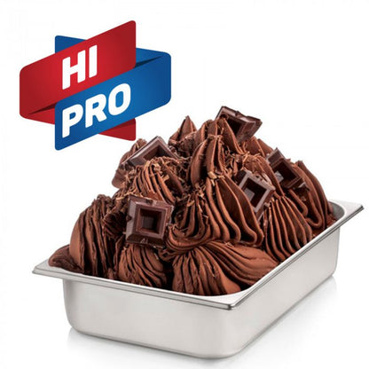 High Protein Chocolate Soft Serve & Gelato Mix - HI-PRO Chocolate - Case of 8 x 1.55 KG bags - Fit Gelato - Rubicone Canada - Ships Free Within Canada on Orders Above CAD $199