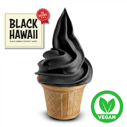 Vegan Black Hawaii Ready Base for Gelato & Soft Serve - Case of 8 x 1.45 KG bags - Rubicone Canada - Ships Free Within Canada on Orders Above CAD $199