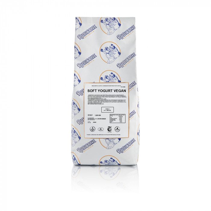 Mélange à yogourt glacé végétalien molle de première qualité - Caisse de 8 sacs de 1,8 kg - Rubicone Canada - Livraison gratuite au Canada pour les commandes de plus de 199 CAD