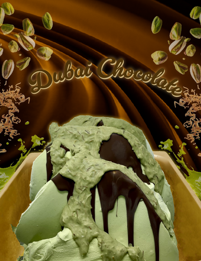Choco Kataifi (Chocolat de Dubaï) Enrobage pour cornet de crème glacée au chocolat noir - Végétalien - Seau de 1,5 kg - Rubicone Canada - Fabriqué en Italie - Livraison gratuite au Canada pour les commandes de plus de 199 CAD
