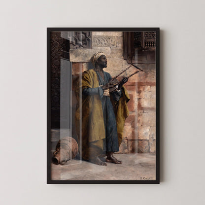 Rudolf Ernst - The Musician | Orientalist Art (available handframed or unframed)