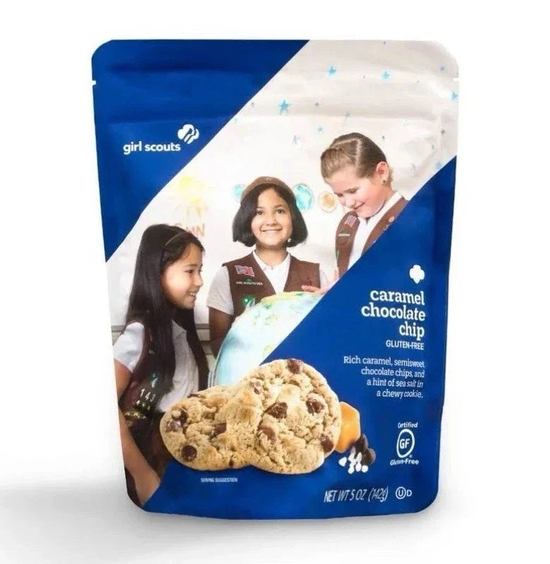 Girl Scouts Caramel Chocolate Chip Cookies, 142g