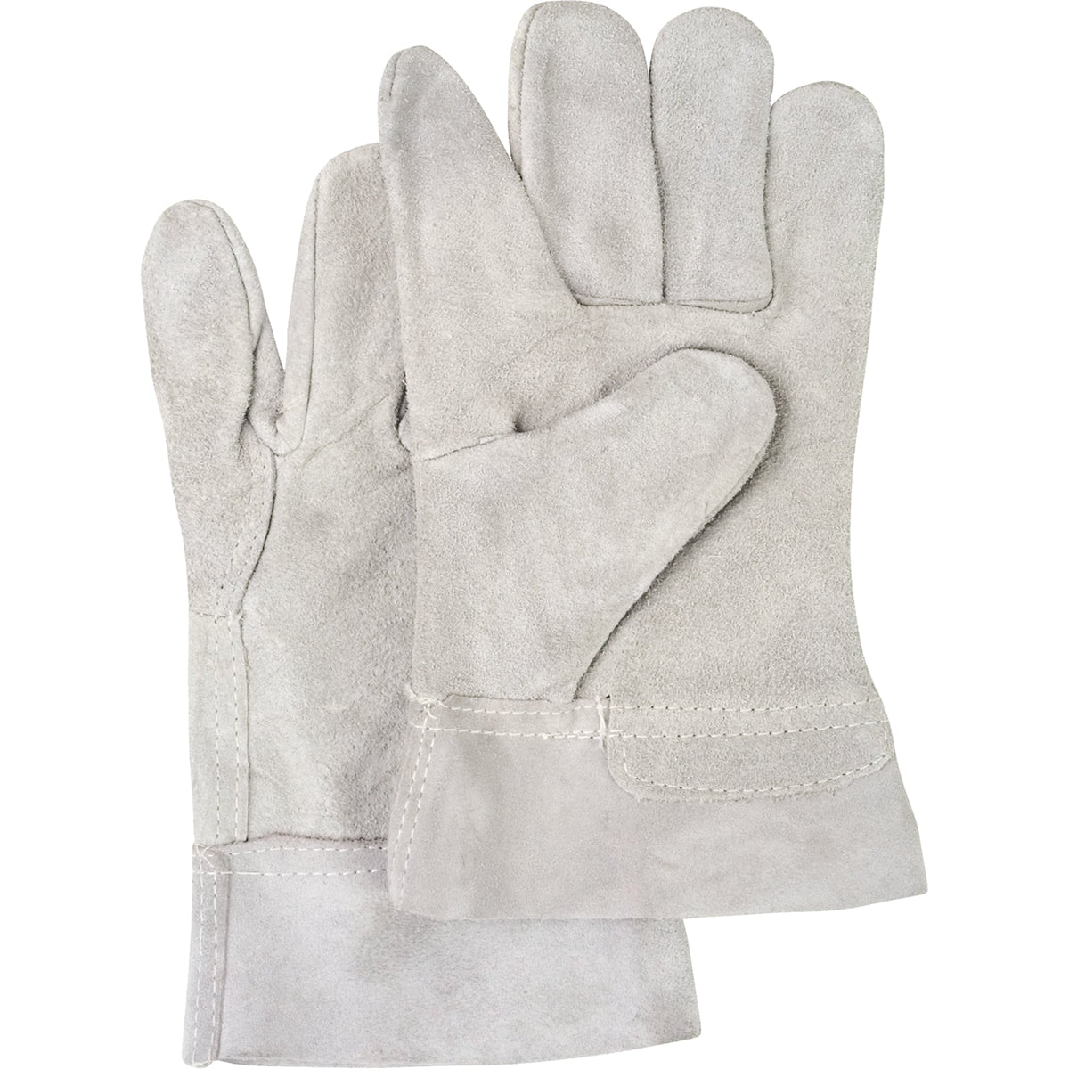 Gants de travail standard, grande taille, paume en croûte de cuir de vachette