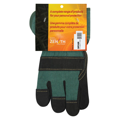 Gants d'hiver fourrés chauds pour ajusteurs, taille 2TG, paume en croûte de cuir de vachette, doublure intérieure Thinsulate™