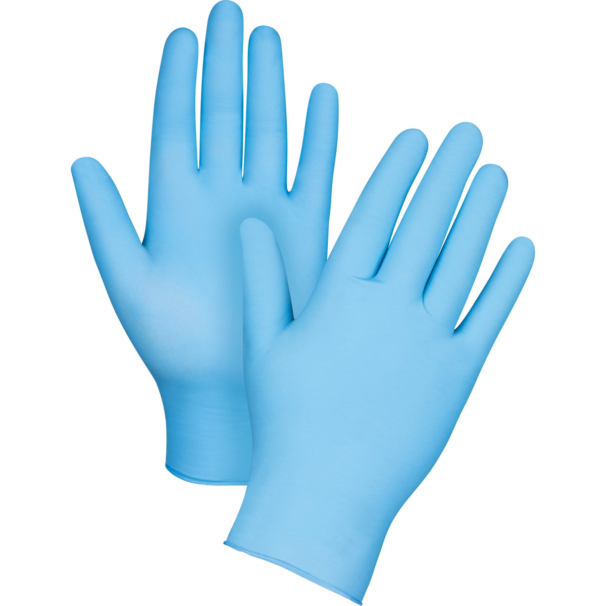 Gants jetables Vending Pack, Grands, Nitrile, 4,5 mil, Poudrés, Bleus
