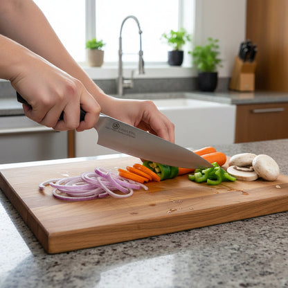 Couteau de Chef Küchen Series 210mm – Lame en Acier Allemand 1.4116