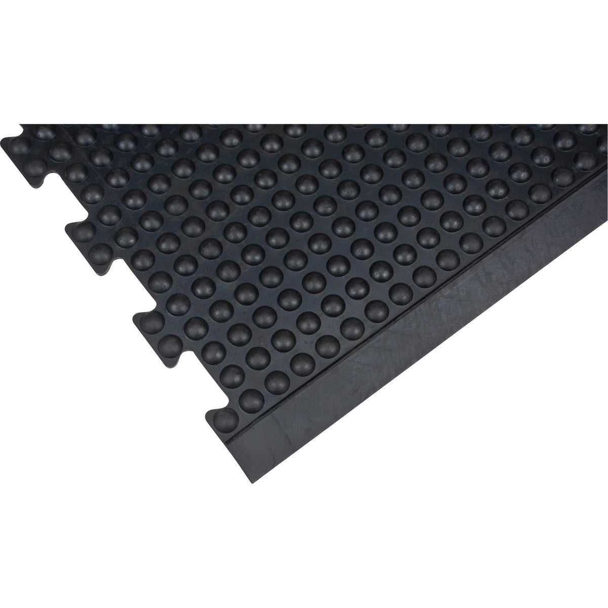 Tapis anti-fatigue Dome, à bulles, 3' x 4' x 1/2", noir, caoutchouc