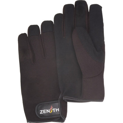 ZM100 Mechanic's Gloves, Synthetic Palm, Size Large