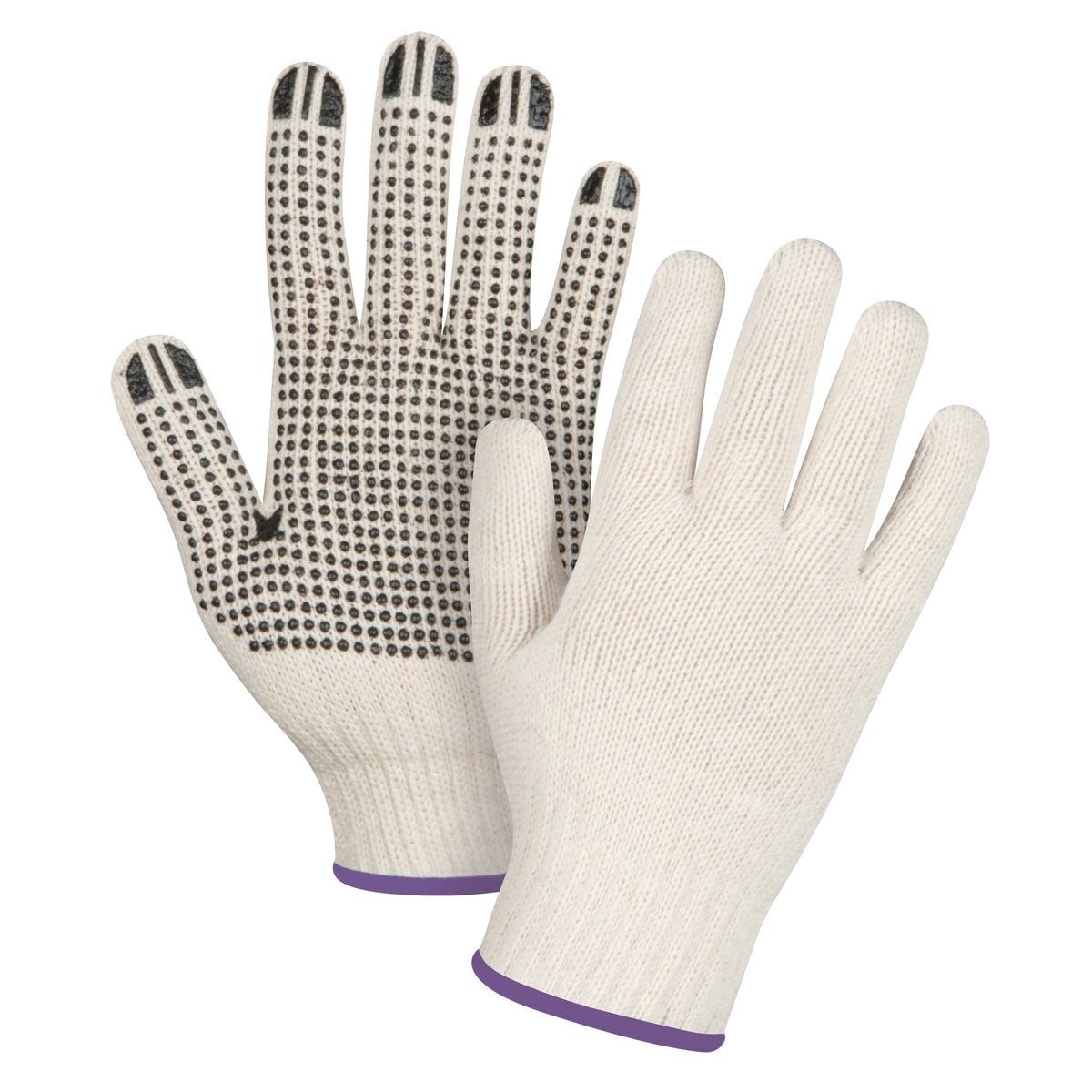 Gants en tricot lourd à points adhérents