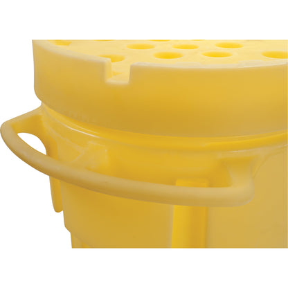 Kit d'intervention d'urgence industriel, spécial hydrocarbures, fût de récupération, 360 L d'absorption