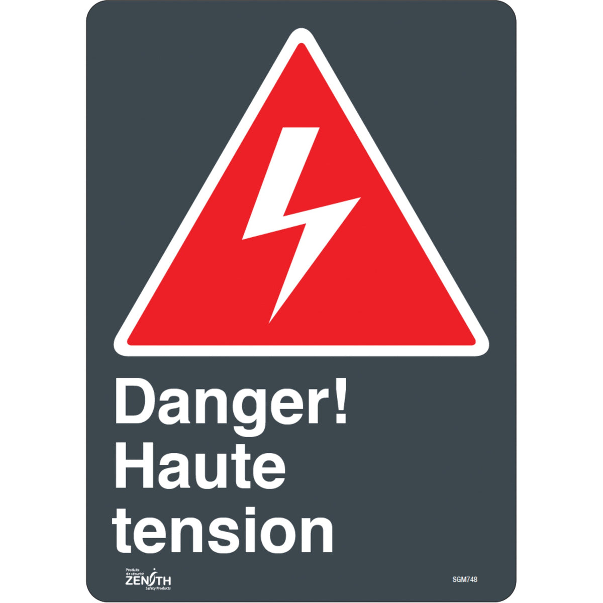 Panneau "Haute Tension"