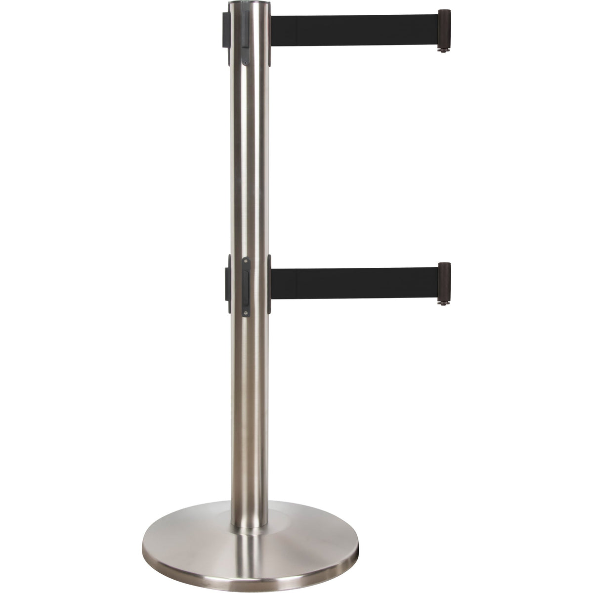 Barrière de contrôle de foule à double sangle