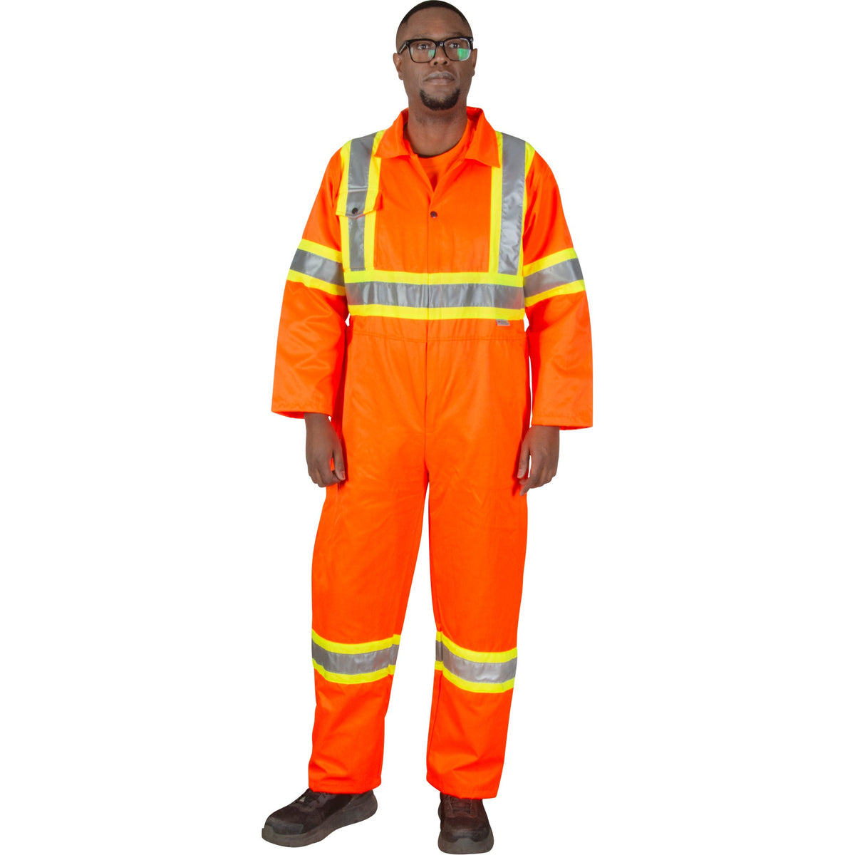 Combinaison de sécurité non doublée, 2TG, orange haute visibilité