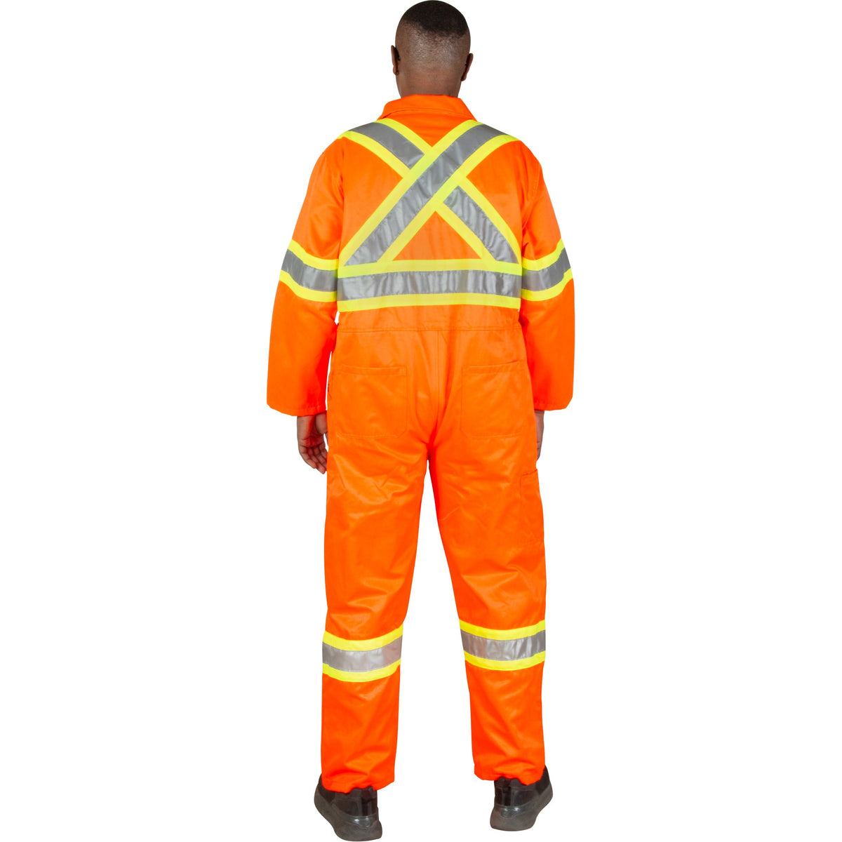Combinaison de sécurité non doublée, taille M, orange haute visibilité